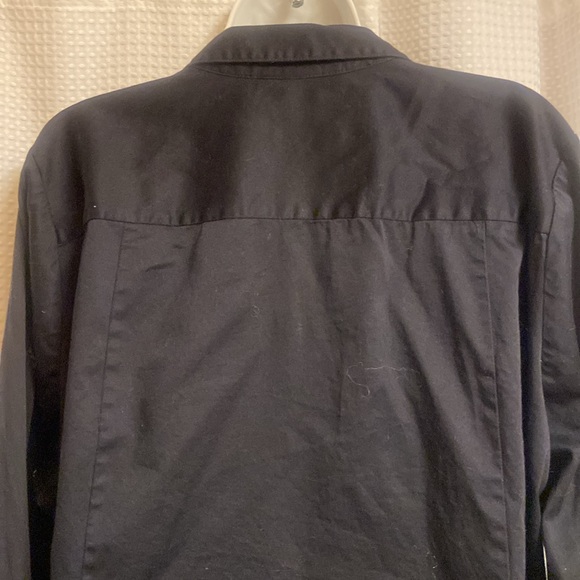 Lane Bryant black classic button front blouse size 26 - Picture 7 of 8